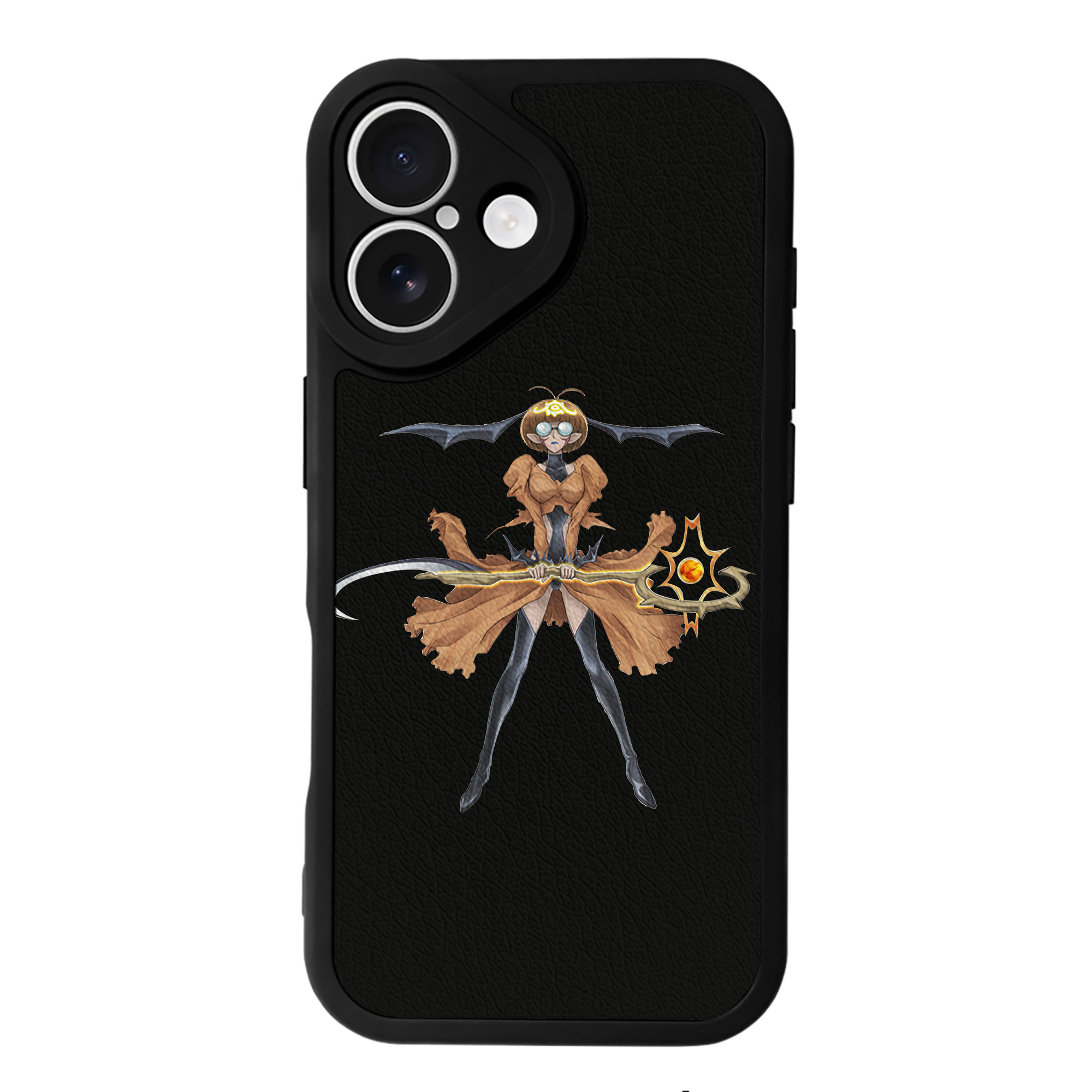 （画像用） 遊☆戯☆王 Yu-Gi-Oh! 【iPhone 16シリーズ対応】シリコンスマホケース（レザー調） 材質：シリコン